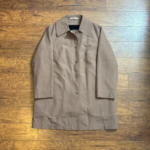 Vintage Misty Harbor Any Weather Coat With Removable Plush Pile Lining Size 18